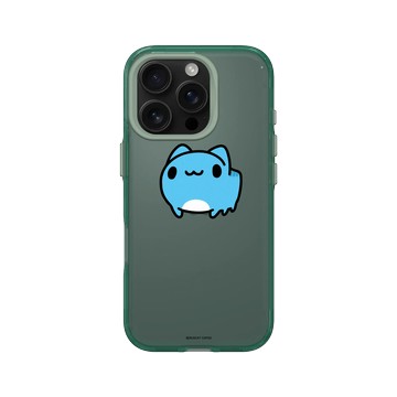iPhone 16 Pro Clear 憂墨綠 - 貓貓蟲咖波 Bugcat Capoo - 萌呆咖波