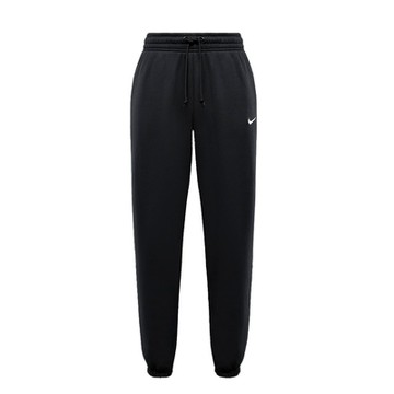 Nike PHNX FLC HR OS Pant 2 女款 黑色 縮口 內刷毛 抽繩 寬鬆 長褲 FZ5997-010