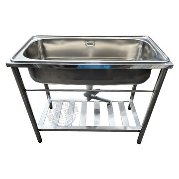 【Abis】頂級經典304不鏽鋼93.5CM特大水槽(3.2尺)