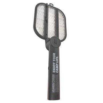 ADAMOUTDOOR 摺疊兩用電蚊拍/捕蚊燈二合一配置 戶外潮流風格配色 USB TYPE-C規格充電  摺疊60.5 x 39.5 x 31mm 展開319 x 159 x 39.5mm  黑色