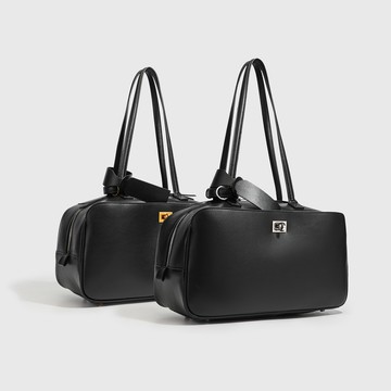 VIVILIAN高級感百搭金屬扣大容量波士頓包