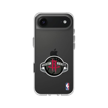iPhone Air Clear Case（相機按鈕） 透明 - NBA - Logo-休士頓火箭 Houston Rockets