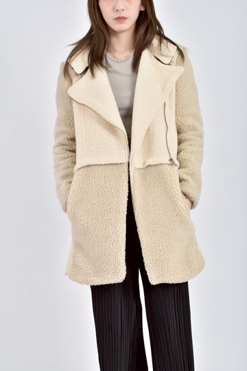 加購優惠(M) 【Ruby私服】cover質感長袖杏色外套