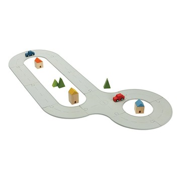【泰國Plantoys】橡膠平面道路組 PT6209 (可搭配迷你小車系列)