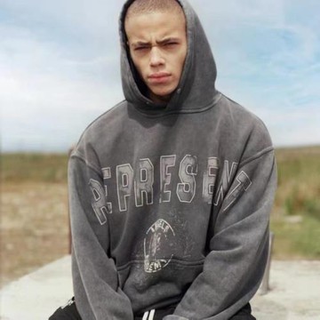 power by Represent天使學院VINTAGE復古美式高街寬松連帽衛衣男