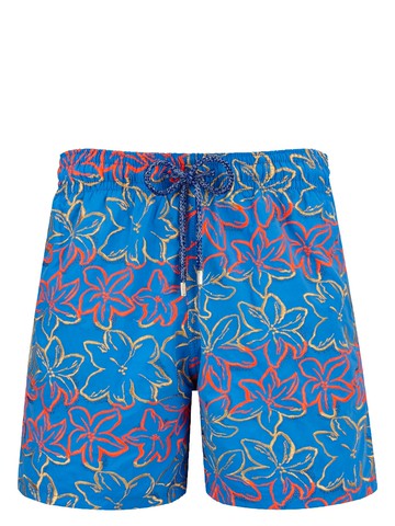 Vilebrequin - Mistral floral-print swim shorts - men - Recycled Polyamide - S - Blue