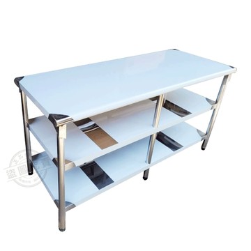 【Abis】升級版2尺X5尺三層圓角430不鏽鋼桌(60X150CM)