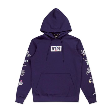 NEW ERA 男女 連帽上衣 NE X BT21 BOGO NEBT21 紫 NE14901017