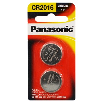 Panasonic 台灣公司貨 鋰鈕扣電池 CR-2016PT/2B  2個  1組