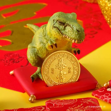 YENDAR研達 朝隈俊男 龍年招財公仔 ~ 暴富綠 【鯊玩具】