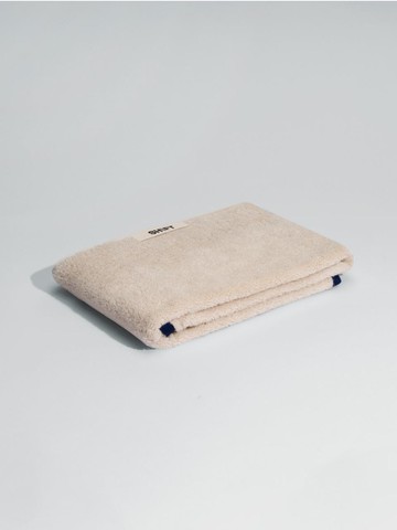 Shift Layered Signature Towel [Beige]
