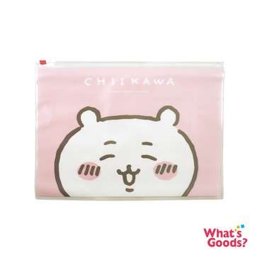 吉伊卡哇 A4資料袋/文件袋/小物收納袋(粉)