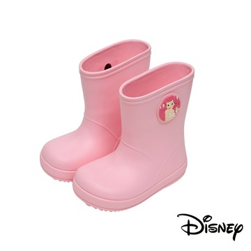 【迪士尼童鞋】經典中筒兒童雨鞋-粉(小美人魚)
