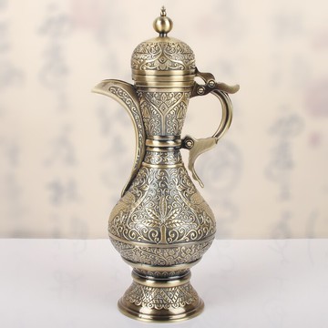 特色古代酒壺好看的酒瓶裝飾擺件家用白酒壺小仿古高檔婚慶喜酒瓶