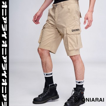 【新年爆殺價↘$688】潮流鬼洗-ONIARAI吸濕快乾工作短褲(卡其)- BLUE WAY 鬼洗い