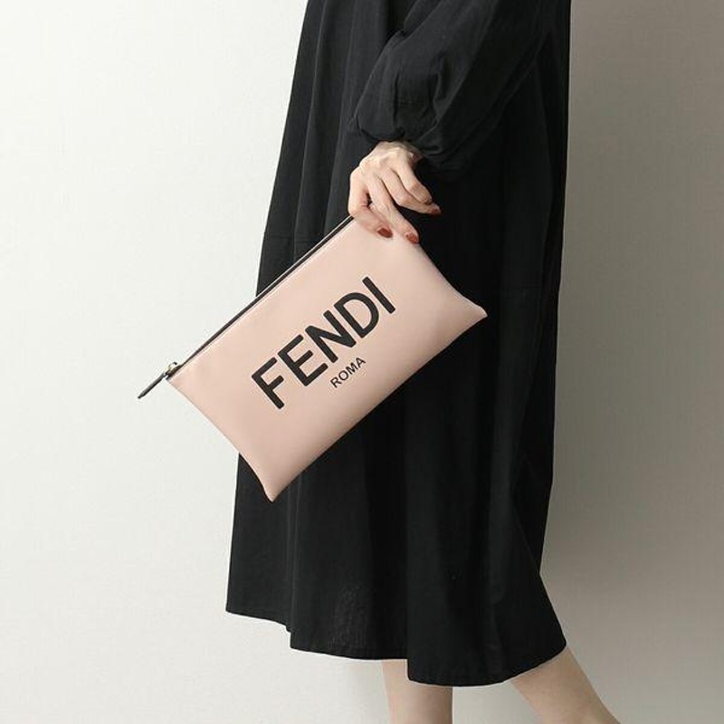 FENDI フェンディ クラッチバッグ 8N0149 AEHR MEDIUM FLAT POUCH