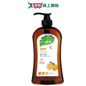 楓康一滴淨蘆薈多酚柑橘洗碗精1000g【愛買】