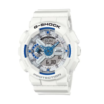 【CASIO 卡西歐】G-SHOCK 夏日海洋 閃耀海洋 雙顯錶款_GA-110HDS-7A_51.2mm