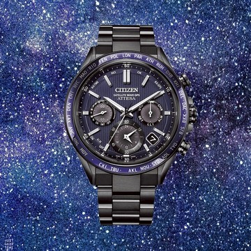 韋禮安廣告款 紺星款 光動能GPS衛星對時錶 CC4059-64L