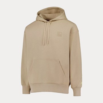 【NEW BALANCE】NB 連帽長袖上衣 帽T 男款 卡其色 AMT41351SOT