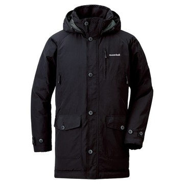 MONT-BELL 男 HUSKY COAT防潑羽絨長版外套.可拆卸連帽保暖夾克.大衣/650蓬鬆度羽絨.抗靜電/ 1101547