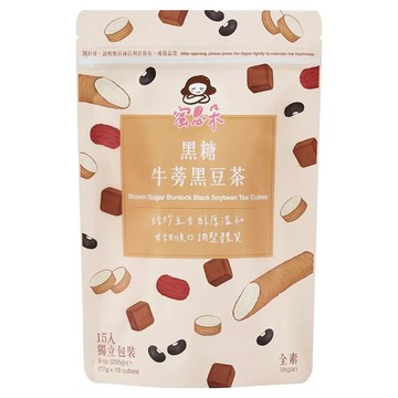 蜜思朵 黑糖牛蒡黑豆茶  17g  15顆  1袋