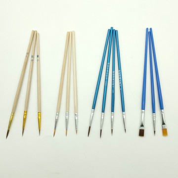 上海億美勾線筆描邊筆美甲筆尼龍狼毫水粉油畫國畫特細毛筆面相筆