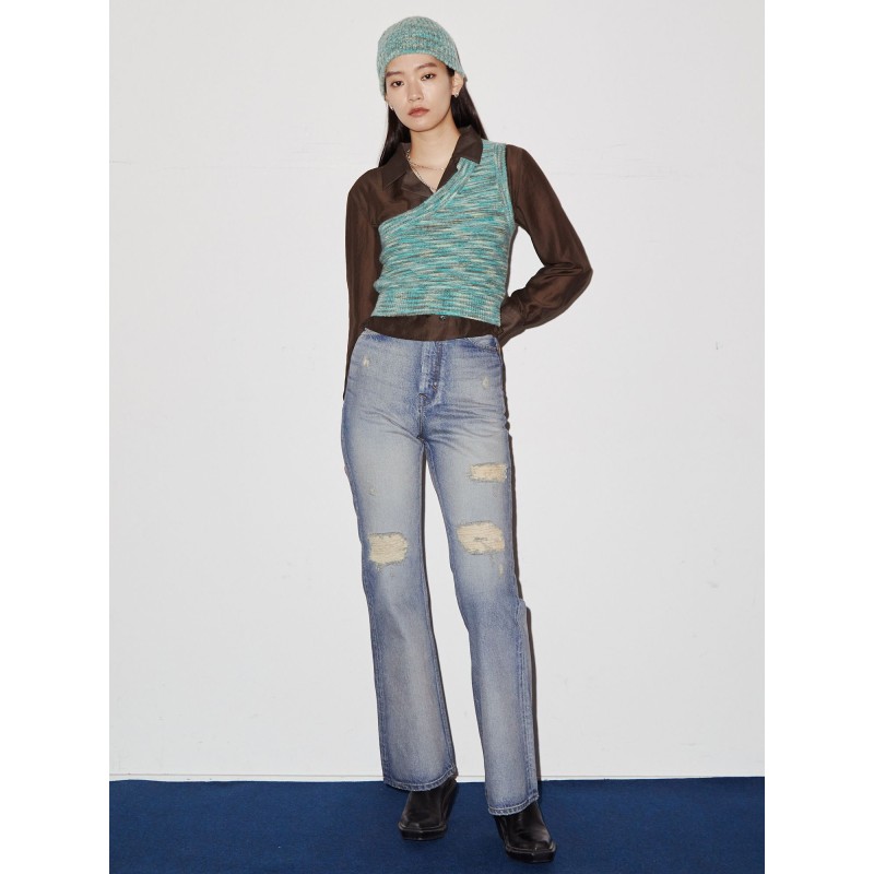 VEQUM】BECK FULL FLARE JEANS-