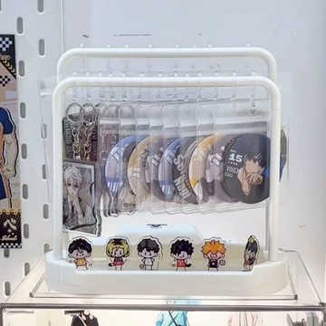 吧唧展示架（塔塔周邊） 徽章收納架 高顏值吃穀好物 ins風 迷你吧唧立牌展示架 首飾擺件展示sn