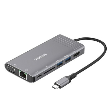 【享最高折300】Esense Type-C TO HDMI 8合1轉接器/01-ECH752