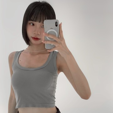 【Aa.chic】夏日百搭方領罩杯背心(五色).女裝/百搭/背心/夏日/方領/附罩杯/日常【C520301】