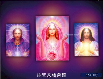 神聖家族祭壇 Holy Family Altar【8.5*11吋美國進口正版作品】- 揚升大師系列畫