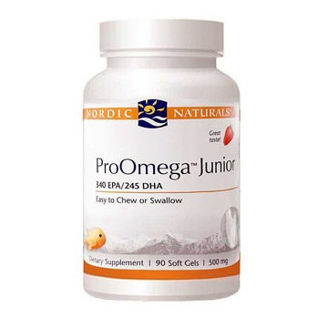 Nordic naturals 愛Q魚油加強膠囊 90顆/瓶 (天然草莓風味)
