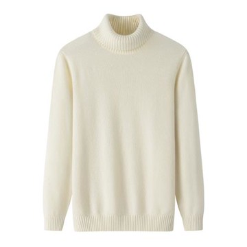 秋冬加厚純山羊絨衫女高領顯瘦毛衣寬松保暖大碼毛衫打底衫E774