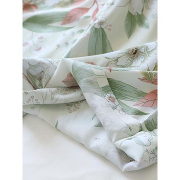 睡褲女士夏季棉綢薄款七分褲單褲子夏天休閑寬松家居褲可外穿短褲