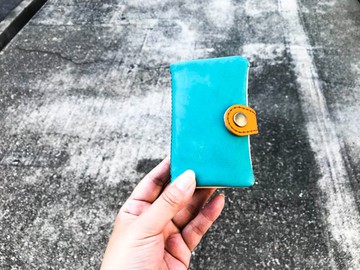 POCKET 晴天藍太陽口袋豐滿鑰匙包 卡幣也可收納 PPK-TWC-B