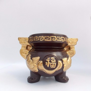 【香贊佛具】香爐 家用室內陶瓷招財供奉佛具用品財神