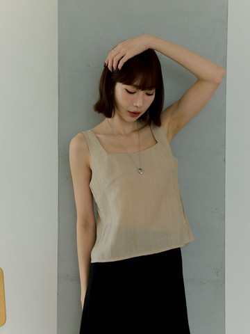 極簡銀月水滴項鍊