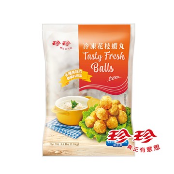 【珍珍】冷凍花枝蝦丸(1.8kg)