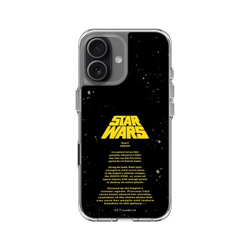 iPhone 17 Clear Case（相機按鈕） 透明 - 迪士尼-星際大戰 Star Wars - 星際大戰-開場字幕