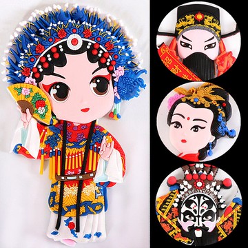 冰箱貼創意磁鐵卡通京劇戲曲磁貼家居飾品裝飾貼特色送老外小禮品