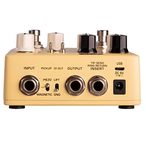 NUX Stageman Floor Acoustic Preamp DI Pedal with Chorus, Reverb,Freeze and