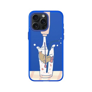 iPhone 15 Pro Max Clear 激光藍 - 咻咻熊 XiuXiubear - 很熱的熊