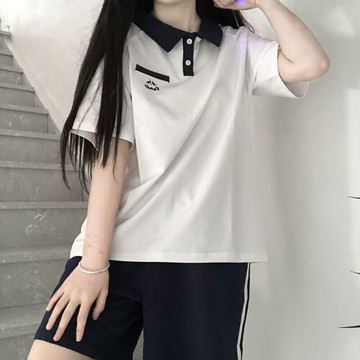 【台灣現貨速發】現貨快速出貨 夏天休閒套裝運動休閒套裝 女短袖運動套裝女短袖套裝 女時尚字母印花 短袖T恤 兩件式套裝