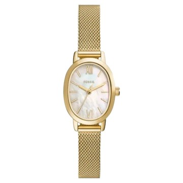 FOSSIL Penny 雅爵經典珍珠母貝女錶 不鏽鋼米蘭錶帶 BQ5017 23mm  金色