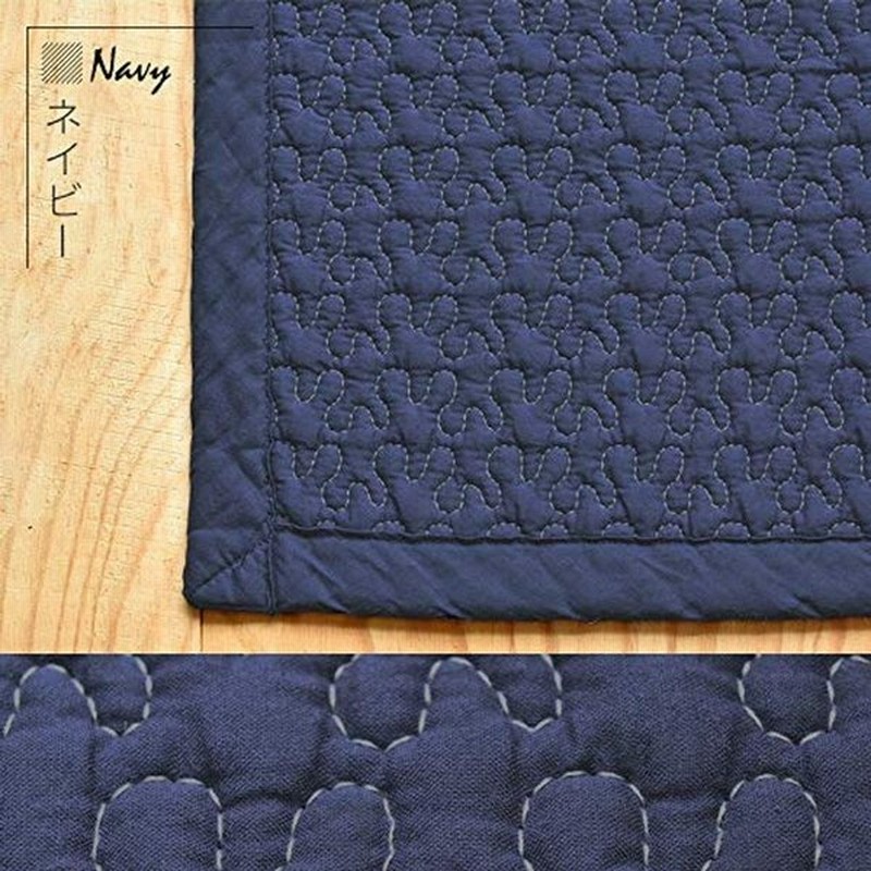 ネイビー70 100cm マルチキルティングマット イブル 約70 100cm ベビーマット コットン 綿 綿100 ベビー お昼寝ケッ 通販 Lineポイント最大0 5 Get Lineショッピング