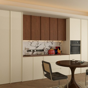 免運/公司貨 餐邊櫃 原木餐邊櫃 奶油復古風餐邊柜3抽屜落地式實木餐邊柜可帶吊柜組合客廳儲物柜 可開發票 全館五折 工廠現貨直銷 新品特價 z10302