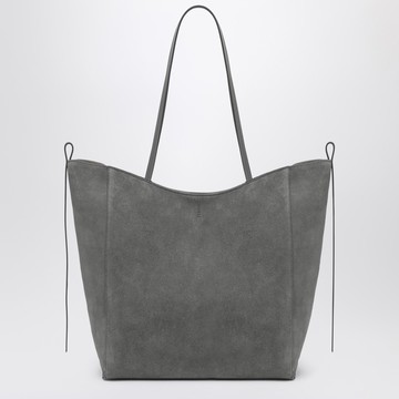 Asia grey suede bag