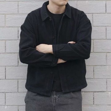 日系復古男士外套春秋季潮流帥氣休閑寬松百搭翻領工裝夾克男上衣