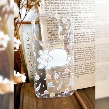 聯名 Pei+Pei Studio 小兔國系列 繽紛小花 防摔手機殼 PPAA01